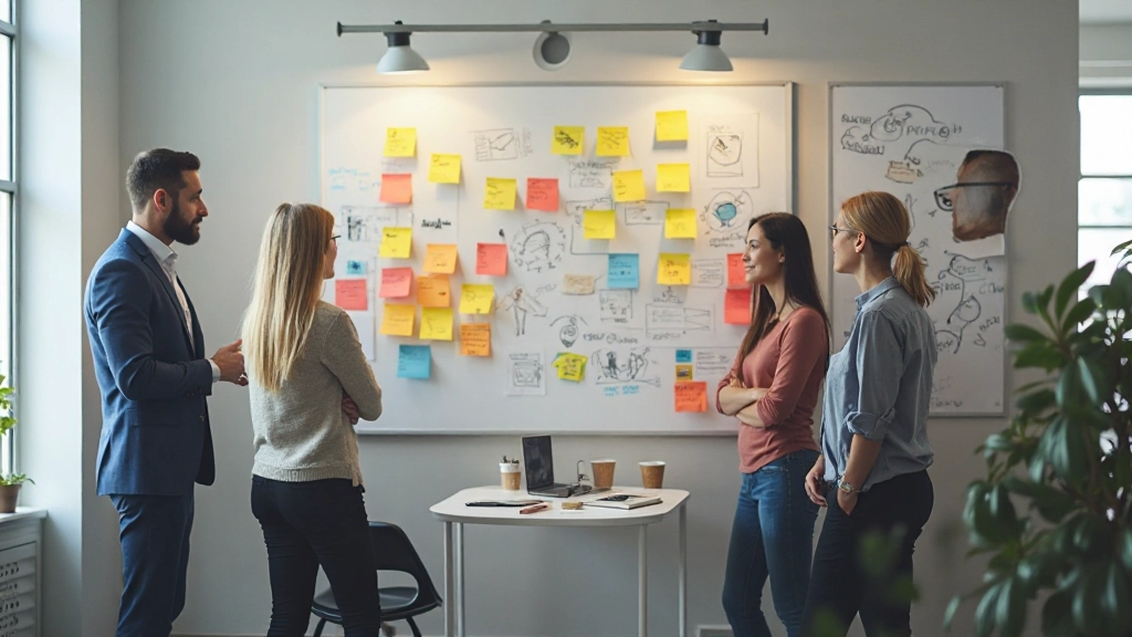 Creatieve teamwerkomgeving met samenwerking en innovatie