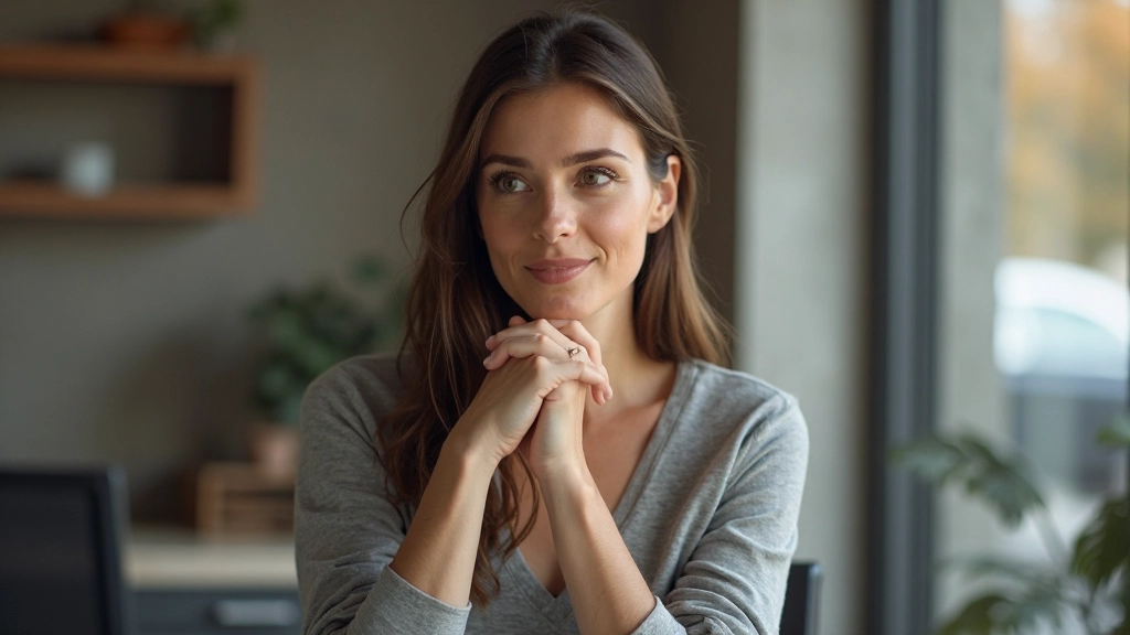 Persoon overwint creatieve blokkade door focus en concentratie bij het brainstormen, denkende houding